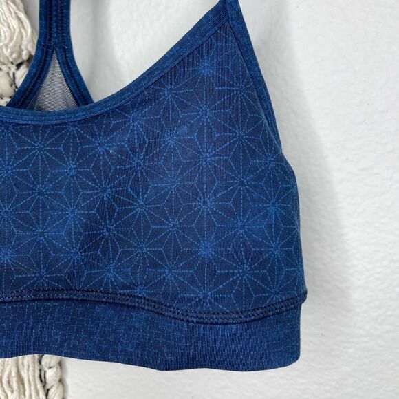 Lululemon Flow Y Bra IV Sashico Star / Cross Inkwell Rugged Blue - Picture 7 of 9